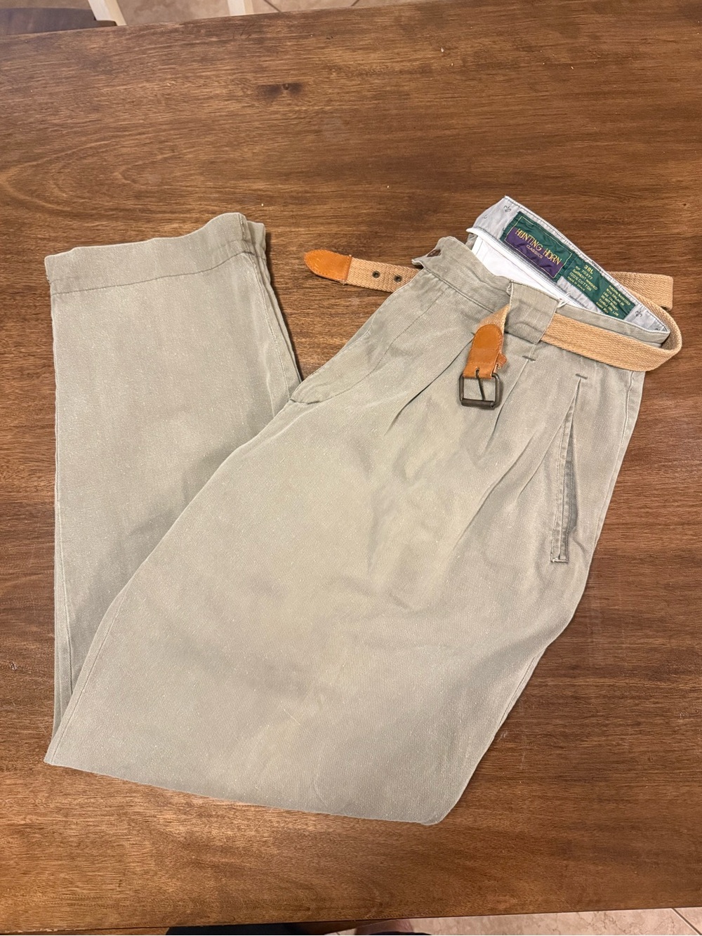 Vintage Hunting Horn Men’s Khaki Pants